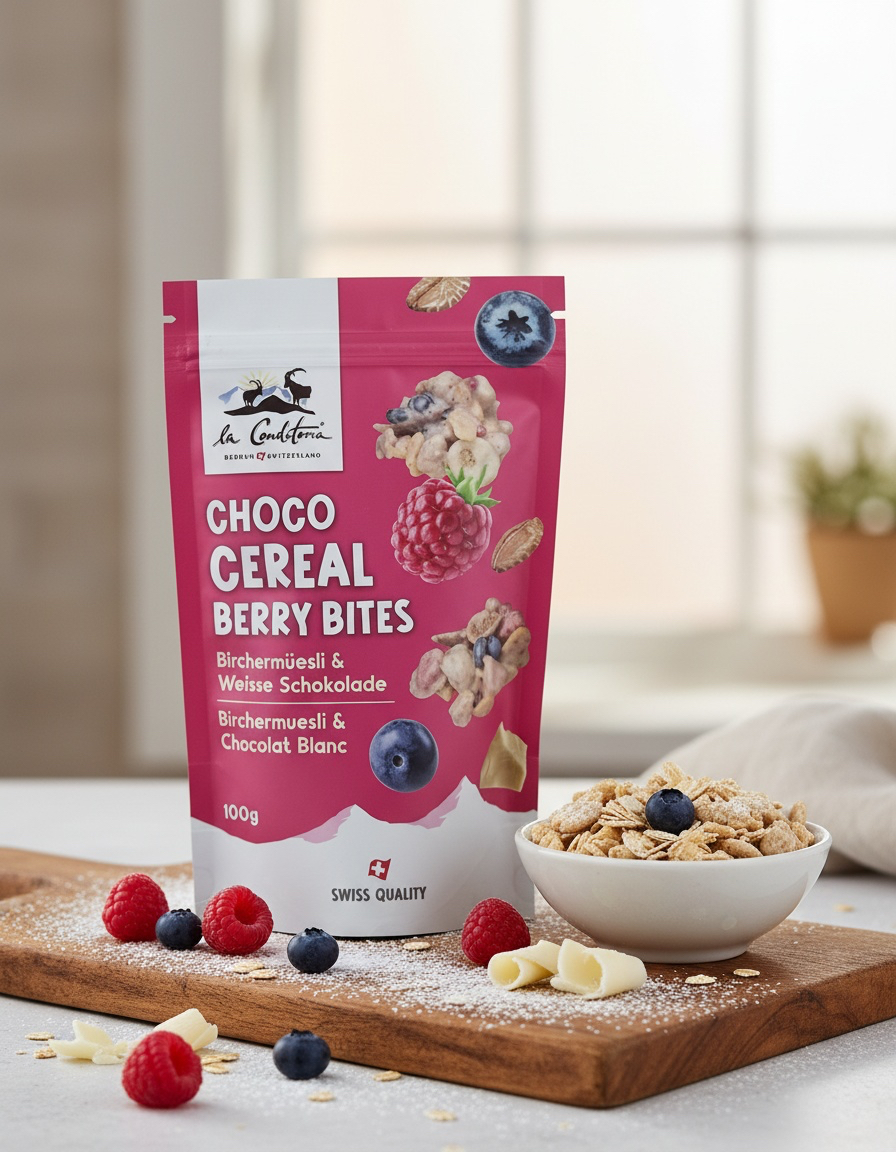 Choco Cereal Berry Bites pouch