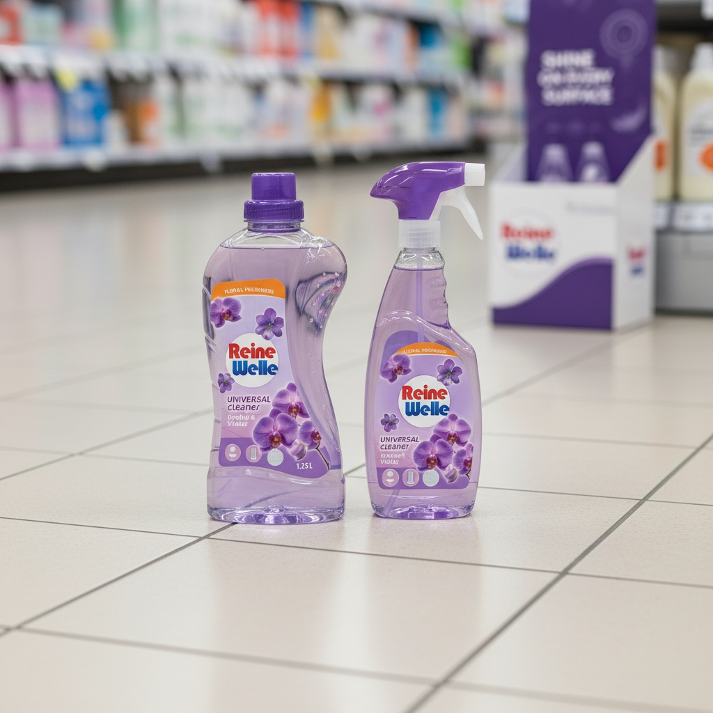 Reine Welle universal cleaner bottle and spray