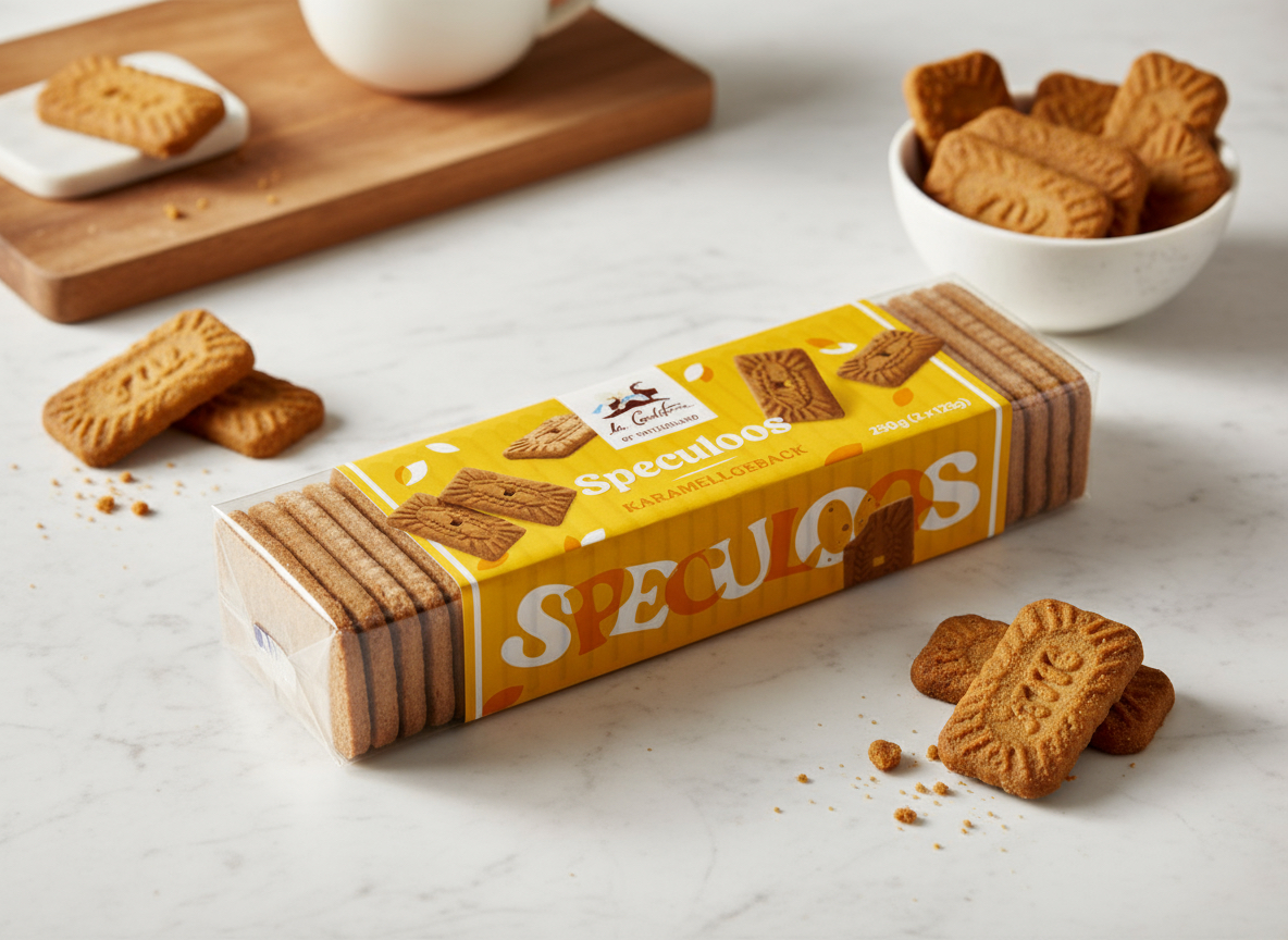 Speculoos caramel biscuit pack